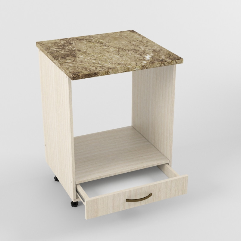 Шкаф нижний 600 плита Акация