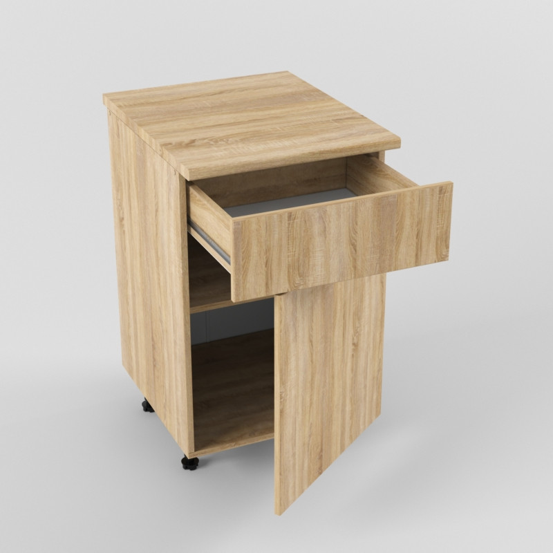 Шкаф нижний 500 1 ящик 1 дверь Дуб сонома