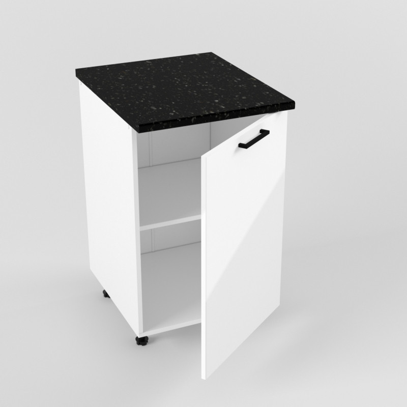 Шкаф нижний 450 Белый глянец