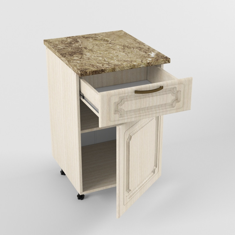 Шкаф нижний 500 с ящиком Акация