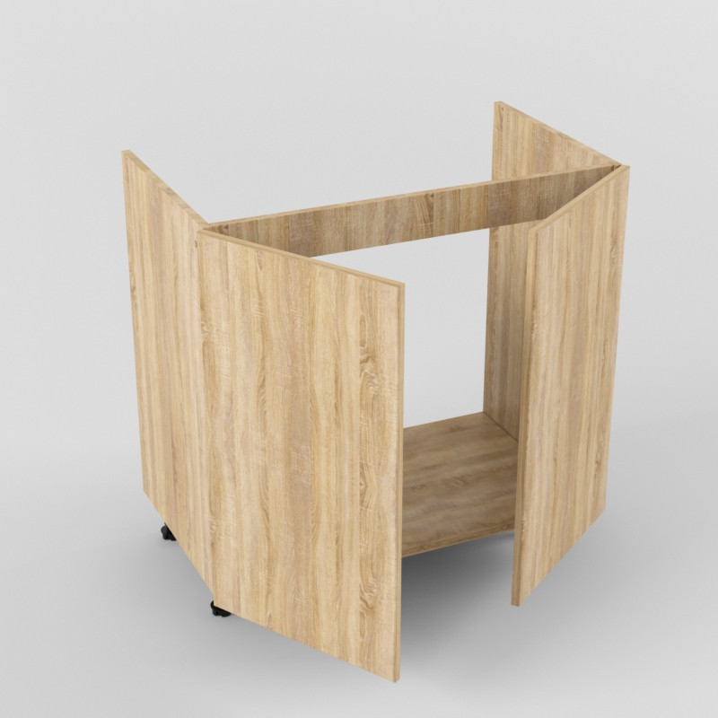 Шкаф нижний 800 мойка Дуб сонома