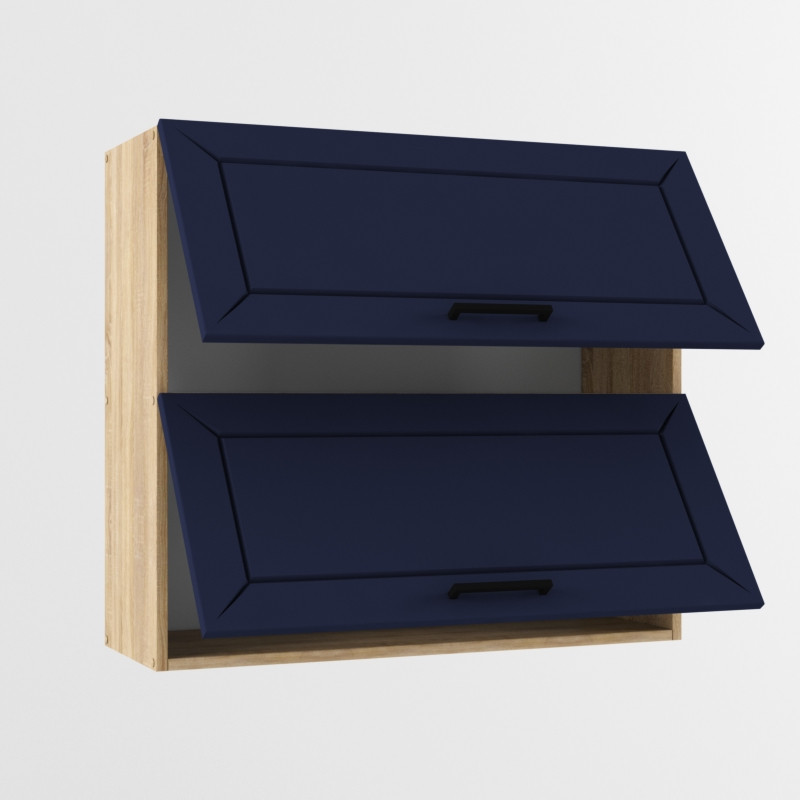 Шкаф верхний 800 2 софт Океания Кристалл