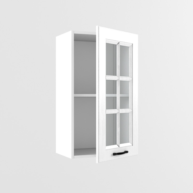 Шкаф верхний 400 со стеклом Вегас