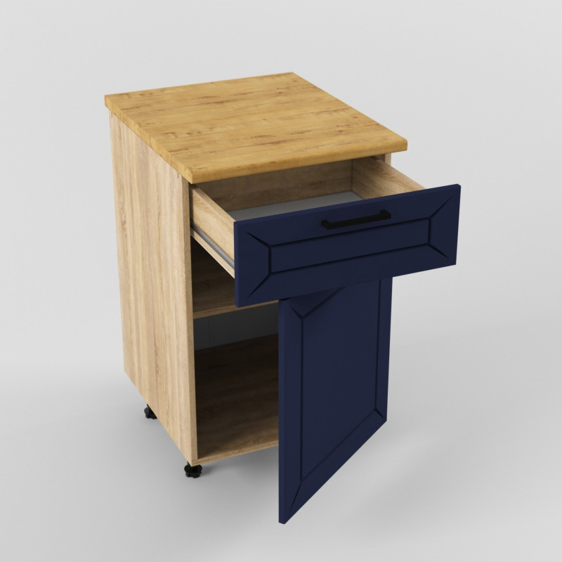 Шкаф нижний 500 1 ящик 1 дверь Океания Кристалл