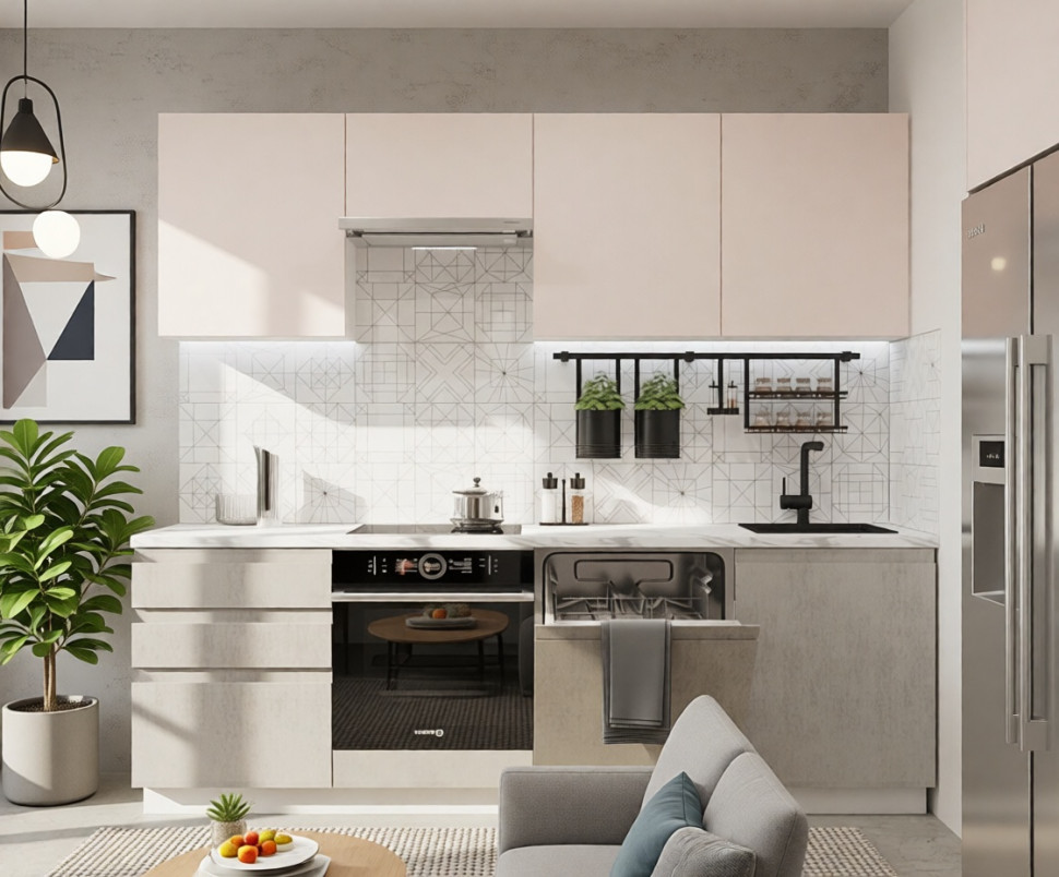 арт. 41 Лайн Фарфор Бетон светлый - 2400