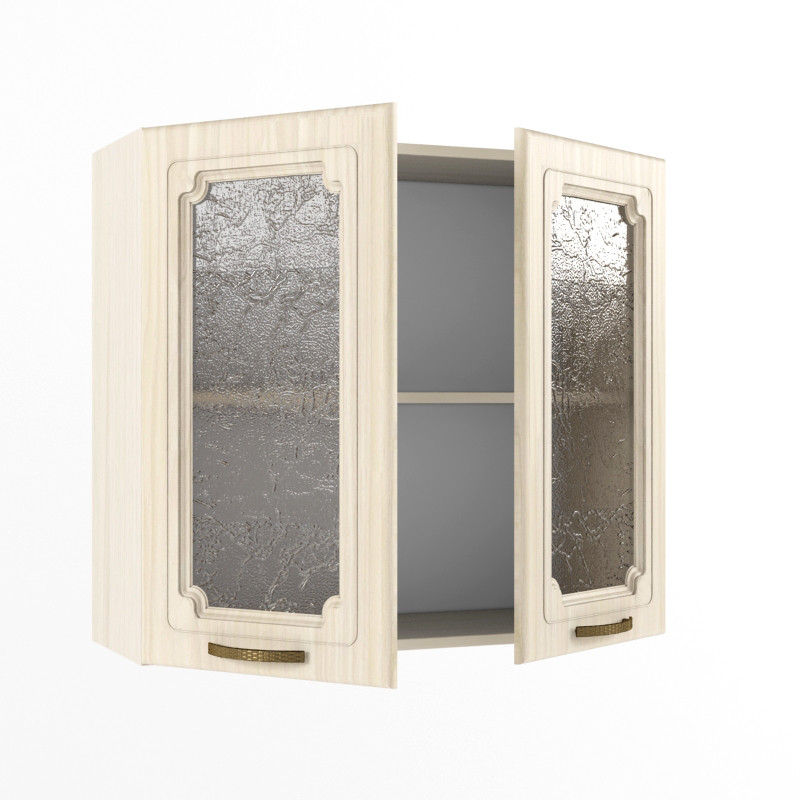 Шкаф верхний 800 со стеклом Акация