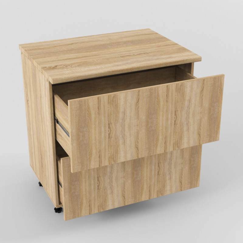 Шкаф нижний 800 2 ящика Дуб сонома