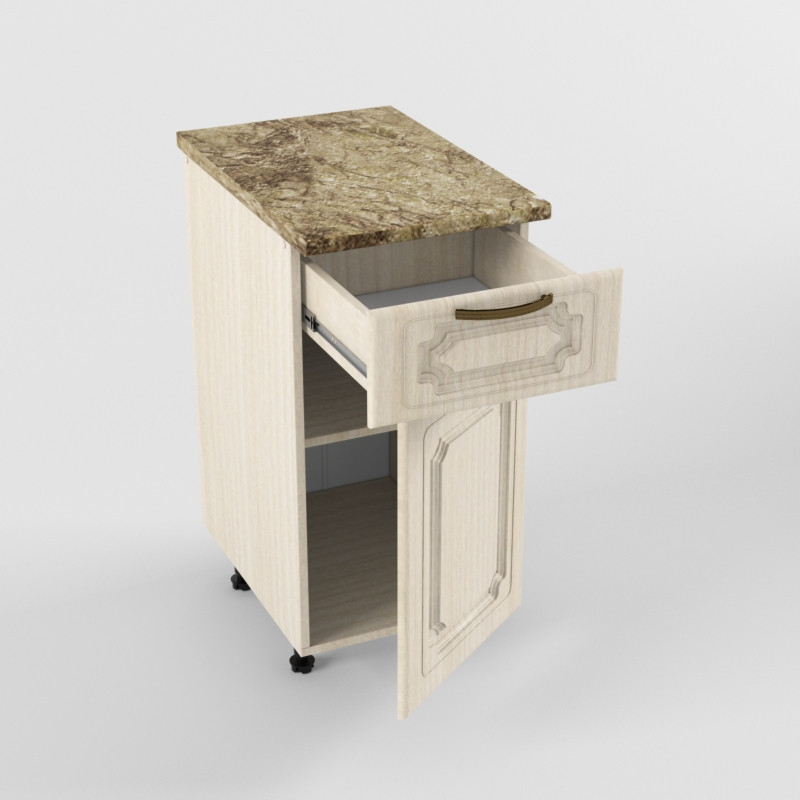 Шкаф нижний 400 с ящиком Акация