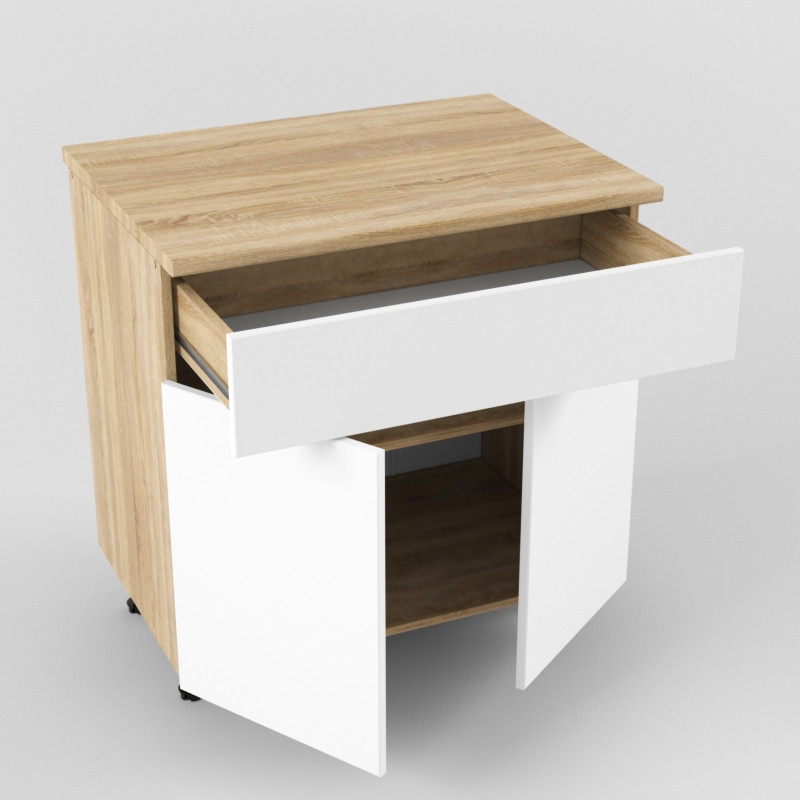 Шкаф нижний 800 1 ящик 2 двери Тальк