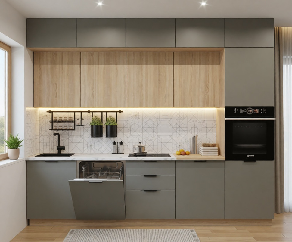 арт. 19 Фаска Обсидиан - Дуб сонома 3000