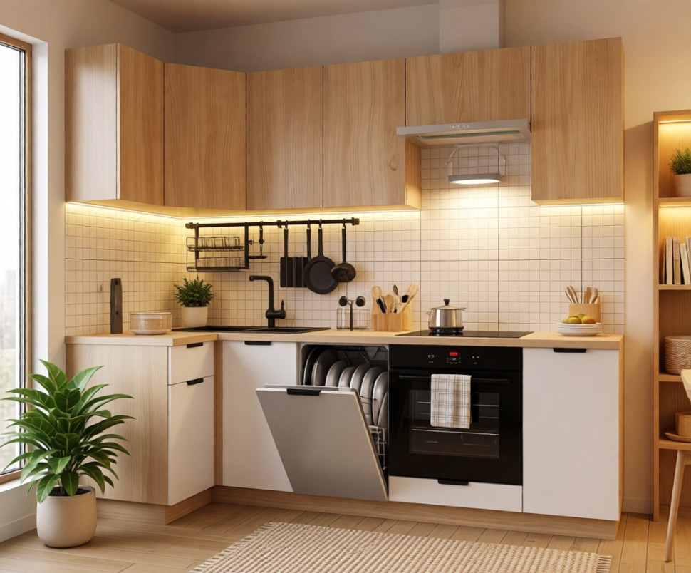 арт. 25 Фаска Дуб сонома - Тальк 1000х2450