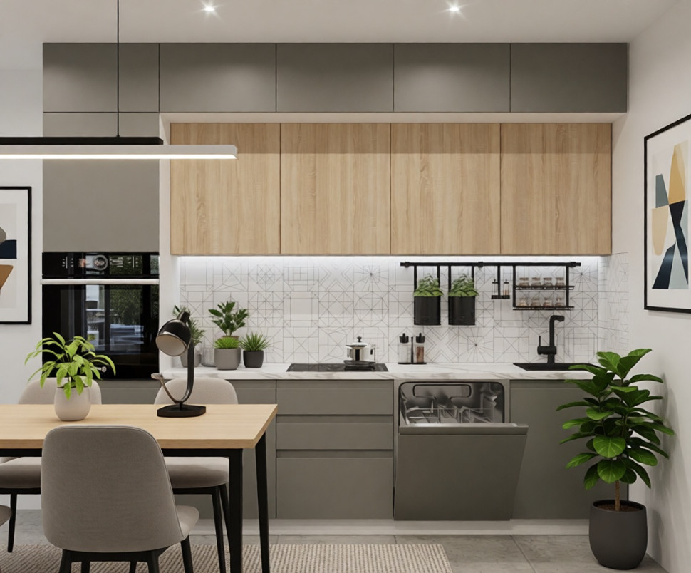 арт. 50 Лайн Обсидиан Дуб сонома - 3000