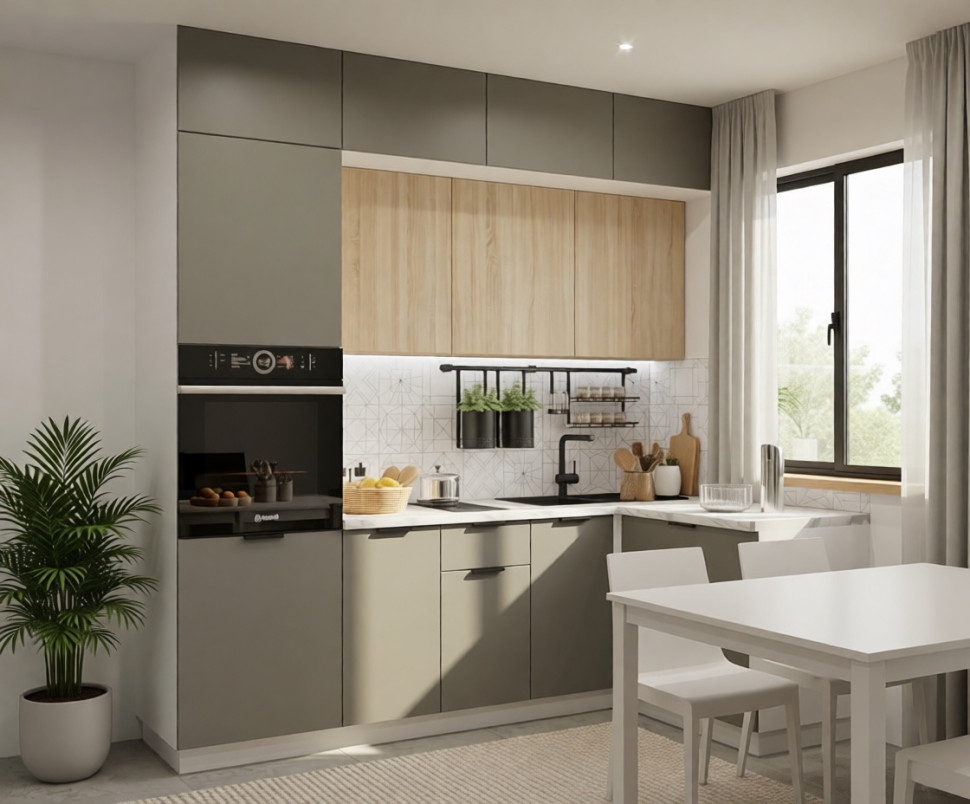 арт. 8 Фаска Дуб сонома - Обсидиан 2400х1400