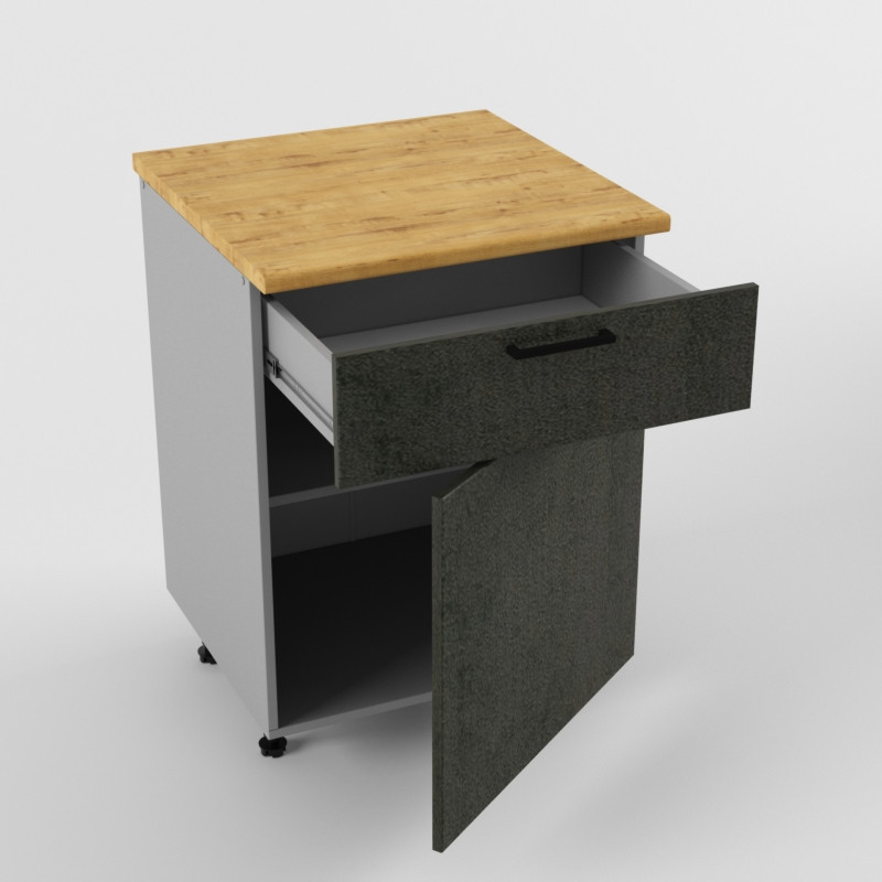 Шкаф нижний 600 с ящиком Лофт