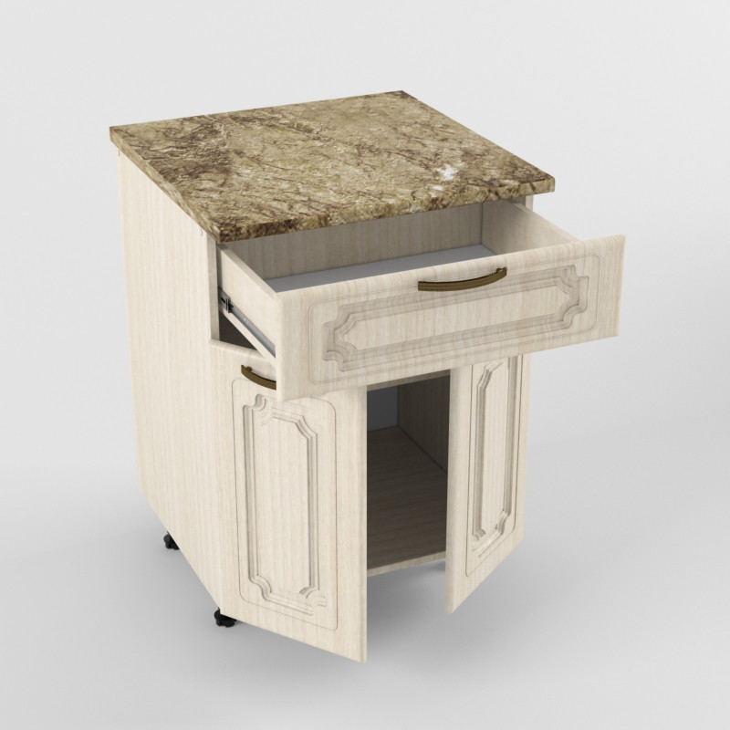 Шкаф нижний 600 с ящиком Акация