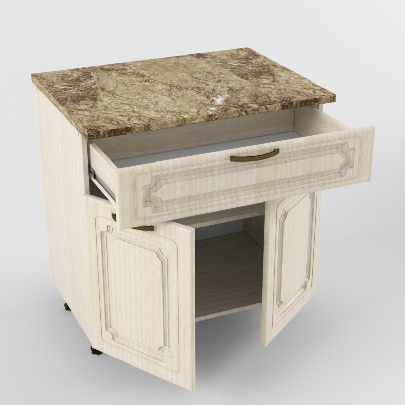 Шкаф нижний 800 с ящиком Акация